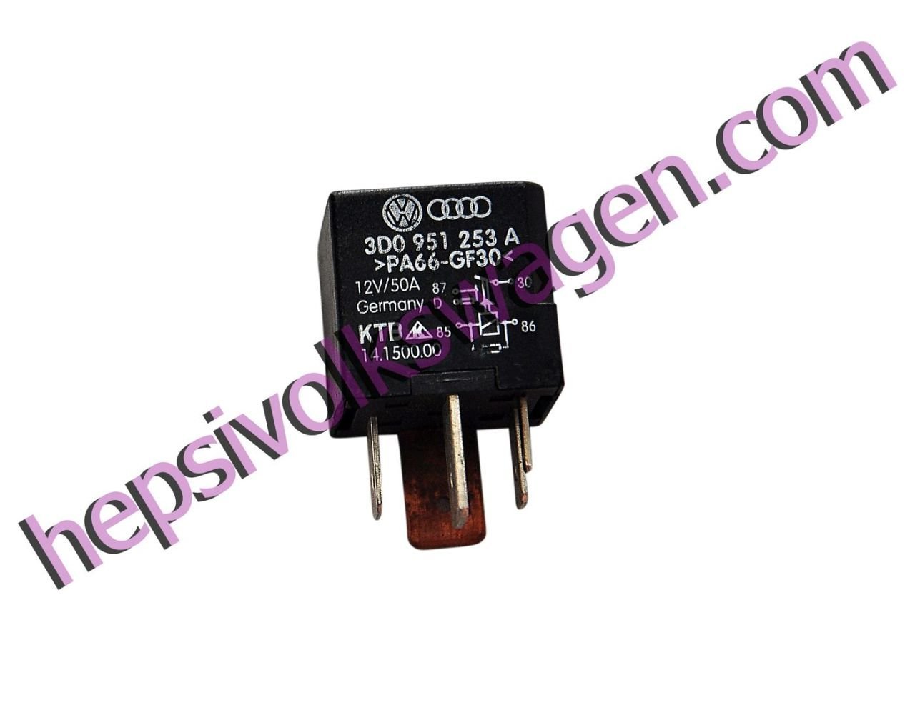 Röle 433 Nolu 3D0951253A 7N0951253 Caddy 2004-2010 Golf 5 Jetta