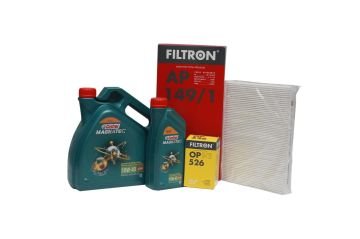 Yağ Bakım Seti (Benzin Filtresiz ; 10W40 Castrol Magnetec 5 Litre