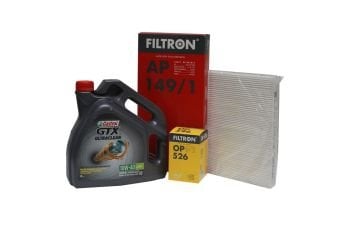 Yağ Bakım Seti (Benzin Filtresiz ; 10W40 Castrol Gtx 4 Litre