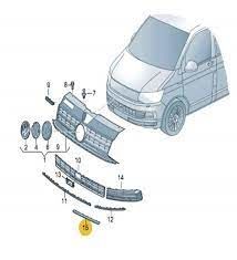 TAMPON NİKELAJI SOL ÖN 7E5853101 TRANSPORTER T7