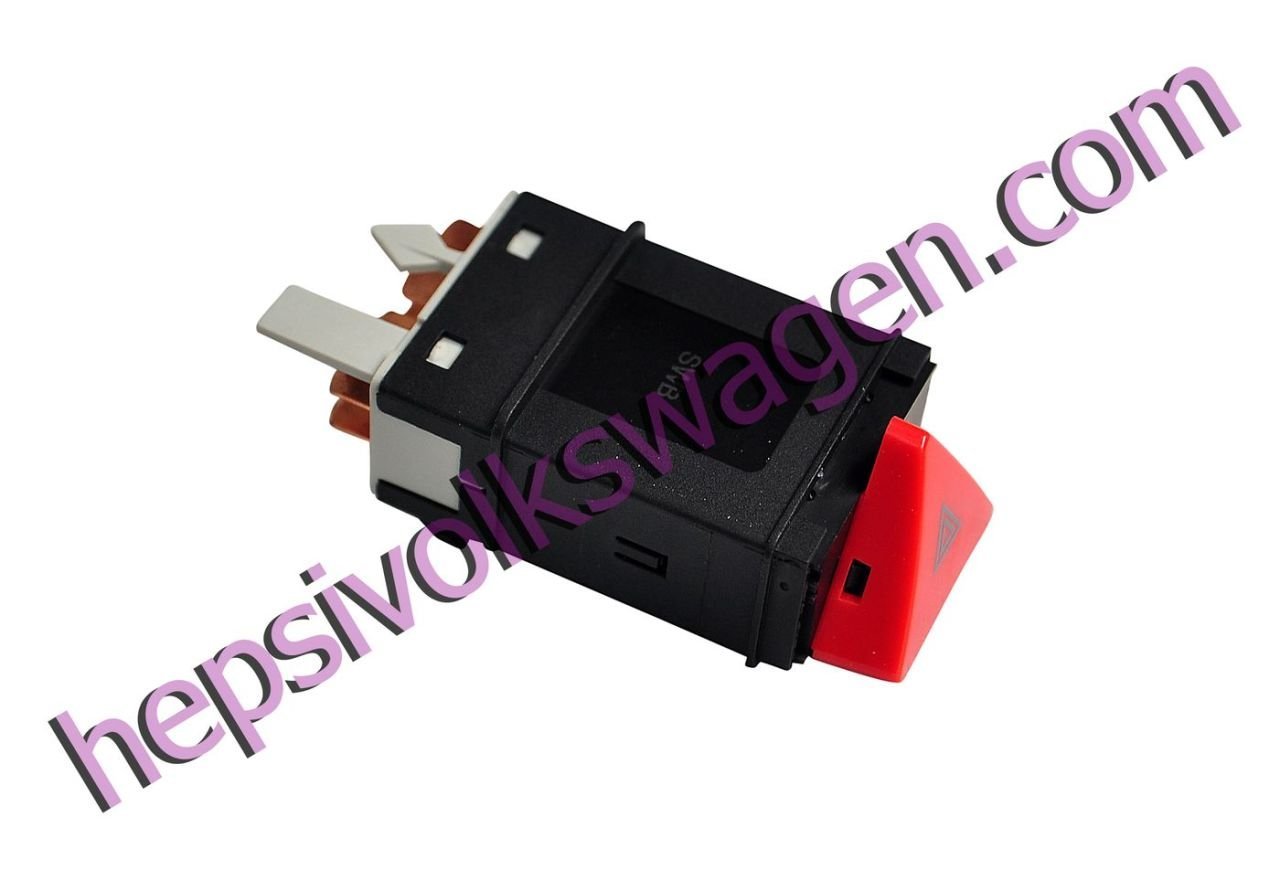 Dörtlü Flaşör Düğmesi Üçgen 6N0953235B Polo(1997-2002)-T4