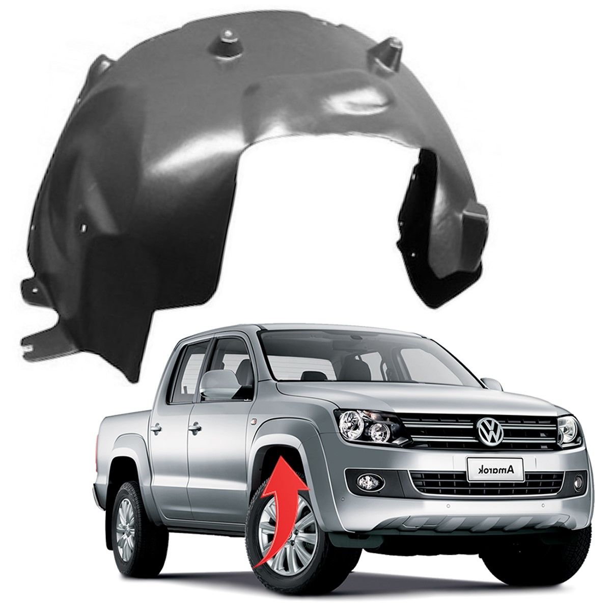 Sağ Ön Çamurluk Davlumbazı Amarok 2010-2016 2H0809962B 2H0809962 2H0809962A
