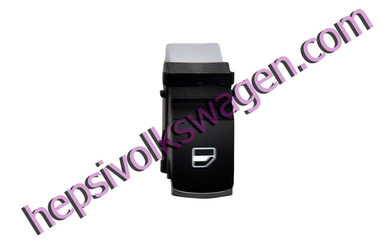 Cam Açma Düğmesi Sağ Tekli 5K0959855A Caddy-Golf 6-Golf 7-Passat